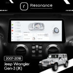 Магнітола Jeep Wrangler 3 (2007-2018) DUDU 7 12.3" 2K QLED, 12/256 (Style C) - Зображення 8