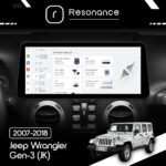 Магнітола Jeep Wrangler 3 (2007-2018) DUDU 7 12.3" 2K QLED, 12/256 (Style C) - Зображення 9