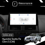 Магнітола Hyundai Santa Fe 2 (CM) (2006-2012) DUDU 7 12.3" 2K QLED, 6/64, 360 (Style C) - Зображення 6