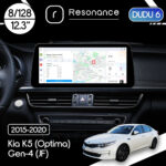 Магнітола Kia K5 Gen-4 (Optima) (JF) (2015-2020) DUDU 6 12.3" 2K QLED, 8/128, 360 (Style C)