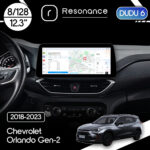 Магнітола Chevrolet Orlando Gen-2 (2018-2023) DUDU 6 12.3" 2K QLED, 8/128, 360 (Style C)