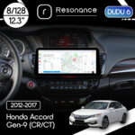Магнітола Honda Accord Gen-9 (CR/CT) (2012-2017) [Стандартна] DUDU 6 12.3" 2K QLED, 8/128, 360 (Style C)