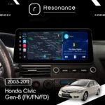 Магнітола Honda Civic Gen-8 (FK/FN/FD) (2005-2011) DUDU 6 12.3" 2K QLED, 8/128, 360 (Style C) - Зображення 7