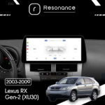 Магнітола Lexus RX Gen-2 (XU30) (2003-2009) DUDU 6 12.3" 2K QLED, 8/128, 360 (Style C) - Зображення 6