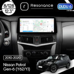 Магнітола Nissan Patrol 6 (Y62/YJ) (2010-2020) [High] DUDU 6 12.3" 2K QLED, 8/128, 360 (Style C)