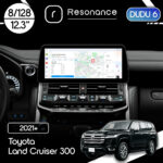 Магнітола Toyota Land Cruiser 300 (2021+) DUDU 6 12.3" 2K QLED, 8/128, 360 (Style C)