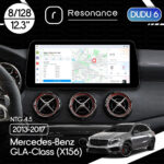 Магнітола Mercedes-Benz GLA-Class (X156) (2013-2017) [NTG 4.5] DUDU 6 12.3" 2K QLED, 8/128, 360 (Style C)