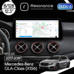 Магнітола Mercedes-Benz GLA-Class (X156) (2017-2019) [NTG 5.0] DUDU 6 12.3" 2K QLED, 8/128, 360 (Style C)