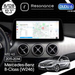 Магнітола Mercedes-Benz B-Class (W246) (2013-2014) [NTG 4.5] DUDU 6 12.3" 2K QLED, 8/128, 360 (Style C)