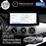 Магнітола Mercedes-Benz B-Class (W246) (2015-2018) [NTG 5.0] DUDU 6 12.3" 2K QLED, 8/128, 360 (Style C)