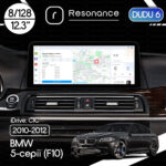 Магнітола BMW 5-Series (F10/F11) (2009-2012) [CIC] DUDU 6 12.3" 2K QLED, 8/128, 360 (Style C)