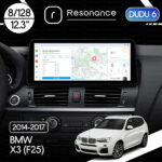 Магнітола BMW X3 (F25) (2014-2017) [NBT] DUDU 6 12.3" 2K QLED, 8/128, 360 (Style C)