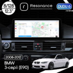 Магнітола BMW 3-Series (E90/E91/E92) (2008-2012) [CIC] DUDU 6 12.3" 2K QLED, 8/128, 360 (Style C)