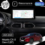 Магнітола Mazda CX-5 Gen-2 (KF) (2021-2025) DUDU 6 12.3" 2K QLED, 8/128, 360 (Style C)