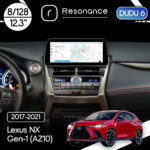 Магнітола Lexus NX Gen-1 (AZ10) (2017-2021) [Touchpad] DUDU 6 12.3" 2K QLED, 8/128, 360 (Style C)