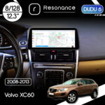 Магнітола Volvo XC60 (2008-2013) DUDU 6 12.3" 2K QLED, 8/128, 360 (Style C)