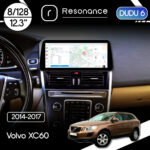 Магнітола Volvo XC60 (2014-2017) DUDU 6 12.3" 2K QLED, 8/128, 360 (Style C)