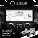 Магнітола Jeep Wrangler 3 (JK) (2007-2018) DUDU 7 12.3" 2K QLED, 6/64, 360 (Style A) - Зображення 8