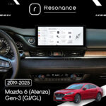Магнітола Mazda 6 (Atenza) Gen-3 (GJ/GL) (2017-2025) DUDU 7 12.3" 2K QLED, 12/256, 360 (Style A) - Зображення 9