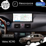 Магнітола Volvo XC90 (2002-2014) DUDU 7 12.3" 2K QLED, 6/64, 360 (Style A)