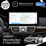 Магнітола Mercedes-Benz E-Class (W212) (2012-2014) [NTG 4.5] DUDU 7 12.3" 2K QLED, 6/64, 360 (Style A)