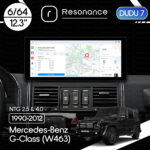 Магнітола Mercedes-Benz G-Class (W463) (1990-2012) [NTG 2.5, 4.0] DUDU 7 12.3" 2K QLED, 6/64, 360 (Style A)