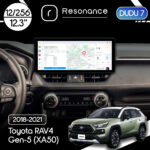 Магнітола Toyota RAV4 5 (XA50) (2018-2021) DUDU 7 12.3" 2K QLED, 12/256, 360 (Style A)