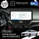 Магнітола Honda Accord Gen-10 (CR6/CR7) (2017-2022) DUDU 7 12.3" 2K QLED, 12/256, 360 (Style A)