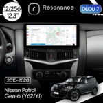 Магнітола Nissan Patrol 6 (Y62/YJ) (2010-2020) [High] DUDU 7 12.3" 2K QLED, 12/256, 360 (Style A)