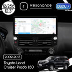 Магнітола Toyota Land Cruiser Prado 150 (2009-2013) [High] DUDU 7 12.3" 2K QLED, 12/256, 360 (Style A)