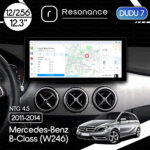 Магнітола Mercedes-Benz B-Class (W246) (2013-2014) [NTG 4.5] DUDU 7 12.3" 2K QLED, 12/256, 360 (Style A)