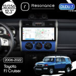 Магнітола Toyota FJ Cruiser (2006-2022) DUDU 7 12.3" 2K QLED, 12/256, 360 (Style A)