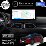 Магнітола Mazda CX-5 Gen-2 (KF) (2021-2025) DUDU 7 12.3" 2K QLED, 12/256, 360 (Style A)