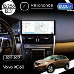 Магнітола Volvo XC60 (2014-2017) DUDU 7 12.3" 2K QLED, 12/256, 360 (Style A)