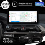 Магнітола BMW X3 (G01) (2018-2019) [NBT EVO, High] DUDU 7 12.3" 2K QLED, 12/256, 360 (Style A)