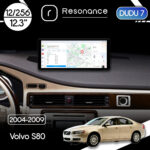 Магнітола Volvo S80 (2006-2012) DUDU 7 12.3" 2K QLED, 12/256, 360 (Style A)