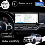 Магнітола BMW X5 (G05) (2018-2019) [NBT EVO] DUDU 7 12.3" 2K QLED, 6/64, 360 (Style A)