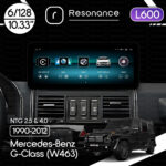 Магнітола Mercedes-Benz G-Class (W463) (1990-2012) [NTG 2.5, 4.0] Resonance L600 6/128 10.33" QLED, 360 (Mercedes-Benz Style)