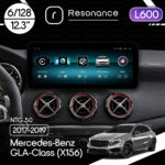 Магнітола Mercedes-Benz GLA-Class (X156) (2017-2019) [NTG 5.0] Resonance L600 6/128 12.3" QLED, 360 (Mercedes-Benz Style)