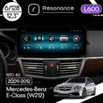 Магнітола Mercedes-Benz E-Class (W212) (2009-2011) [NTG 4.0] Resonance L600 6/128 12.3" QLED, 360 (Mercedes-Benz Style)