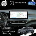Магнітола Hyundai Tucson 3 (TL) (2018-2020) DUDU 7 12.3" 2K QLED, 12/256 (Style C)