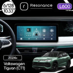 Магнітола Volkswagen Tiguan (CT1) (2024+) [Low] Resonance L600 6/128 10.33" QLED, 360 (Audi Style)