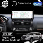 Магнітола Toyota Land Cruiser Prado 150 (2013-2017) [Alt] DUDU 5 10.33" 2K QLED, 4/32, 360 (Style A)