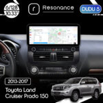 Магнітола Toyota Land Cruiser Prado 150 (2013-2017) [Alt] DUDU 5 10.33" 2K QLED, 6/128, 360 (Style B)