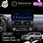 Магнітола Toyota Land Cruiser Prado 150 (2013-2017) [Alt] Resonance Ultra M8 (7862) 8/256, 12.3" QLED, 360 (Benz Style)