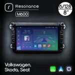 Магнітола Volkswagen Skoda Seat, Resonance M600, 6/128, 8", 4G