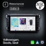 Магнітола Volkswagen Skoda Seat, DUDU 5, 4/32, 8"