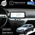 Магнітола Opel Astra H (2004-2014) DUDU 7 10.33" 2K QLED, 6/64, 360 (Style B)