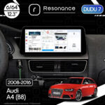 Магнітола Audi A4 (B8) (2007-2015) [High] DUDU 7 12.3" 2K QLED, 6/64, 360 (Style C)