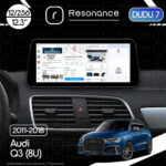 Магнітола Audi Q3 (8U) (2011-2018) [High] DUDU 7 12.3" 2K QLED, 12/256 (Style C)